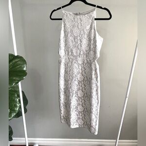 Topshop White and Silver dress Size 6